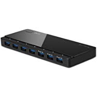 TP-Link UH700 - USB 3.0- hub de 7 Puertos con Adaptador de Corriente de 12V - 2.5A- Cable de 1 m y Tiene botón de…